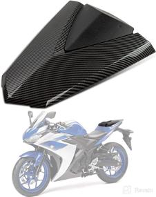 img 4 attached to 🏍️ Carbon Fiber Rear Seat Fairing Tail Cover Cowl for YZF R3 R25 & MT03 MT25 MT125 (2013-2022)