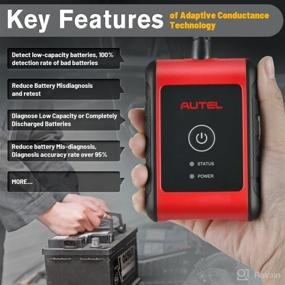 img 1 attached to 🔋 Autel MaxiBAS BT506: Advanced 6V 12V Battery Tester and Analyzer for All Vehicles - Digital Load Test, Cranking & Charging, In-vehicle & Out-of-vehicle - 100-2000 CCA