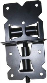 img 3 attached to Rust-Proof ZEKOO Self Closing Gate Hinges In Heavy Duty Black Steel - Ideal For Vinyl And Wood Fence Gates