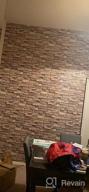 img 1 attached to Stone Brick Wallpaper Peel And Stick Wallpaper Cleanable 3D Brick Wallpaper Self Adhesive Wallpaper Countertop Removable Wallpaper For Home Decoration Stone Brick 17.71” ×393.7” review by Kev See