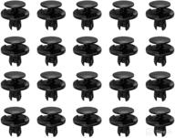 🔧 partssquare 20pcs nylon bumper fender liner fastener rivet car retainer clips - replacement kit логотип