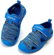 casamiel quick dry girls' 👟 outdoor toddler shoes - athletic style logo