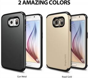 img 2 attached to Gunmetal Ringke Max Double Layer Armor Case For Galaxy S6 With Drop Protection And Dust Cap Feature - Eco Package