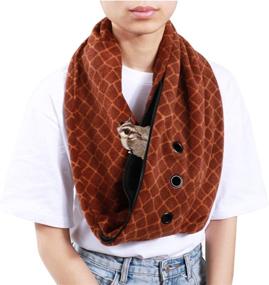 img 4 attached to 🧣 Versatile Pet Bonding Scarf for Small Animals and Birds - Perfect for Chinchillas, Hedgehogs, Rats, Sugar Gliders, Guinea Pigs, Rabbits, Hamsters, Gerbils, Squirrels, Ferrets, Kittens, Parrots, and Reptiles