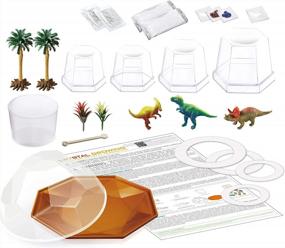 img 2 attached to 4M Crystal Growing Dinosaur Terrarium DIY STEM Kit For Kids - Educational Science Experiment Lab 3854