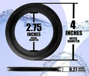 img 3 attached to 🚽 385311658 RV Toilet Flush Ball Seal Kit Replacement - 2 Pack | Compatible with 320/310/300 RV Toilets | Ideal Replacement Gasket