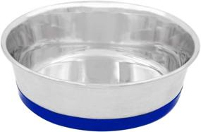 img 4 attached to Fuzzy Puppy Pet Products: Heavy Dish with Non-Slip Rubber Base for Mess-Free Mealtimes