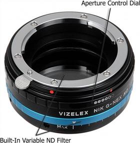 img 3 attached to Sony E-Mount Camera Lens Adapter For Nikon F-Mount G-Type Lenses - Vizelex ND Throttle