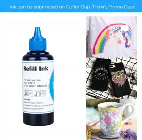 img 2 attached to TBTeek 400ML Sublimation Ink For C68, C88, WF7710 & More - Heat Press Transfer On Mugs, Polyester Shirts & Phone Cases