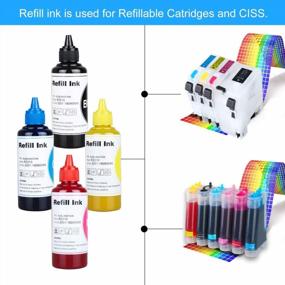 img 3 attached to TBTeek 400ML Sublimation Ink For C68, C88, WF7710 & More - Heat Press Transfer On Mugs, Polyester Shirts & Phone Cases
