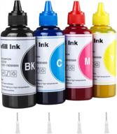 tbteek 400ml sublimation ink for c68, c88, wf7710 & more - heat press transfer on mugs, polyester shirts & phone cases logo