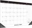2023 nekmit magnetic calendar for fridge - home schooling plan & schedule, ruled blocks, black logo