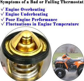 img 1 attached to Sportsman Thermostat 1996 2013 Compatible 4 Strokes Replacement Parts