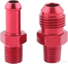 img 2 attached to 🔌 Fuel Line Adapter for Qiilu, Fuel Rail Pressure Regulator Adapter Outlet 1/8 NPT Female, Fuel Pump Rail Adapter Fittings for Honda - Enhanced SEO