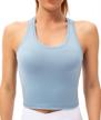 get moving in style with lavento's women's crop top workout tank tops for running and yoga logo