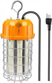img 4 attached to 22500LM Portable LED Work Light For Construction Jobsites - 150W Brightness, 5000K Color Temperature, ETL Certified, With Hanging Hook, Perfect For Workshops (Equivalent To 600W MH/HPS)