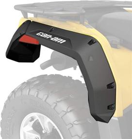 img 3 attached to 🖤 Enhance Your Can-Am OL570XMR with Black Fender Flares for 17-22 Model Years