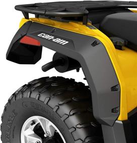 img 2 attached to 🖤 Enhance Your Can-Am OL570XMR with Black Fender Flares for 17-22 Model Years
