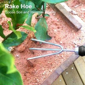 img 1 attached to Работайте в саду как профессионал с набором инструментов Yodo'S из 7 предметов - прочный, удобный и отличный подарок для любителей сада
