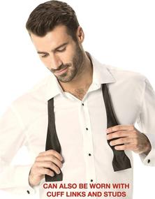 img 1 attached to 👔 Luxe Microfiber Regular Spread Collar Shirts: The Best Choice for Men's Clothing
