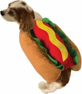 🌭 forum novelties 75261 hot dog doggie costume, small, pack of 1, multi-color logo