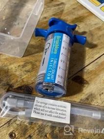 img 6 attached to BriskMore 100Cc Tubeless Sealant Injector For Bicycle Tires - Easy To Use & Clean Up, 2 Tube Options Suitable For No Tubes And Other Any Sealants