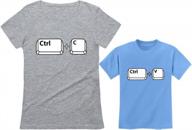 match in style with mom & child copy paste t-shirts - perfect for girls & boys! logo