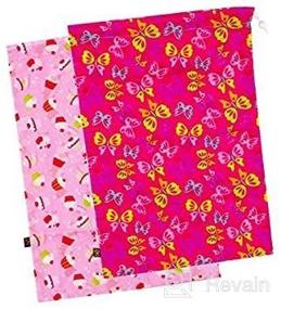 img 3 attached to 👜 Kushies 'On The Go' 2-Pack Wet Bag: Large, Trendy Girl Prints for Efficient Storage
