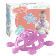 goqelk teething toys: 2-pack turtle shaped gloves teether for safe, stimulating and soothing baby’s sore gums logo