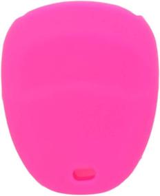 img 2 attached to 🌹 SEGADEN Silicone Cover Protector Case for Chevrolet GMC Cadillac Hummer Saturn Pontiac 3 Button Remote Key Fob CV4610 - Rose