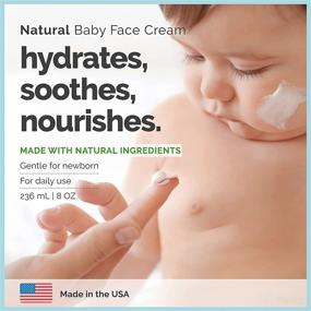 img 3 attached to Calming Baby Face Cream with Chamomile, Vitamin E, Organic Shea - Natural, Hypoallergenic & Sulfate-Free - 4oz Made in USA