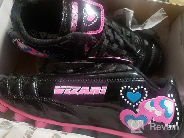 img 1 attached to Vibrantly Chic: Vizari Retro Hearts Soccer Shoes for Girls' - Unmatched Style & Performance! review by Allie Reynolds