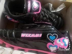 img 3 attached to Vibrantly Chic: Vizari Retro Hearts Soccer Shoes for Girls' - Unmatched Style & Performance!