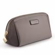grey chiceco cosmetic pouch clutch - handy makeup bag for on-the-go glamour! logo