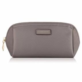 img 2 attached to Grey CHICECO Cosmetic Pouch Clutch - Handy Makeup Bag For On-The-Go Glamour!