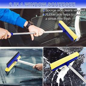 img 2 attached to GRAECKO Microfiber Washing Cleaning Squeegee