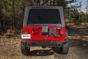 img 1 attached to Rugged Ridge 11546.60 Spartacus Heavy Duty Tire Carrier 🔧 Kit for 97-06 Jeep Wrangler TJ: Durable and Reliable Solution