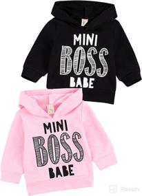 img 4 attached to 👶 Mama's Girl Baby Boy Long Sleeve T-Shirt: Cozy Pullover Tops for Fall Winter Outfits