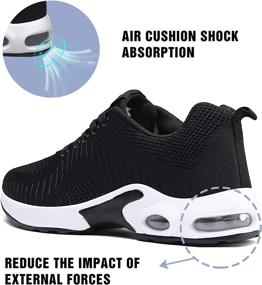 img 3 attached to PAMRAY Athletic Running Breathable Sneakers Women's Shoes : Athletic