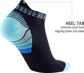 img 2 attached to Men & Women'S Compression Running Socks - Anti-Blister, Moisture Wicking, No Show Low Cut Ankle!
