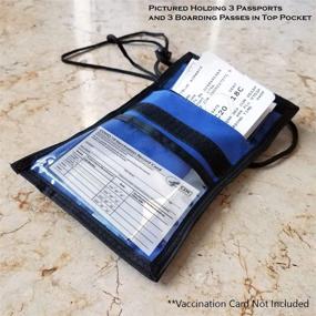 img 2 attached to 2 Pack - Vaccination Card Holder for Travel and Passport