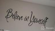 img 1 attached to Inspire Your Home With Believe In Yourself Wall Decal Living Room Décor Motivational Stickers review by Jeho Odor