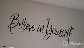 img 8 attached to Inspire Your Home With Believe In Yourself Wall Decal Living Room Décor Motivational Stickers