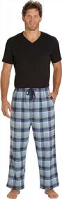 img 2 attached to Уютный образ с мужскими фланелевыми пижамными штанами EVERDREAM - Длинные пижамные штаны из 100 % хлопка