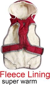 img 3 attached to 🐶 Fleece Dog Hoodie for Small Dogs - Warm Puppy Jacket for Cold Winter with Hood by JoyDaog