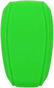 img 2 attached to 🔑 SEGADEN CV4255 Silicone Cover Protector Case Holder Skin Jacket for SUBARU 4 Button Smart Remote Key Fob - Light Green