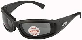 img 2 attached to 🐱 Stray Cat Smoked Motorcycle Glasses: Anti-Fog, Scratch Resistant, Shatterproof Lens with UV400 Filter for Maximum UV Protection