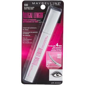 img 3 attached to 💁 Enhance Your Lashes with Maybelline Illegal Extensions Washable Blackest Mascara