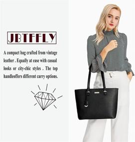 img 2 attached to 👜 JBTFFLY Vintage Satchel Handbags for Women - Chic Shoulder Handbags & Wallets