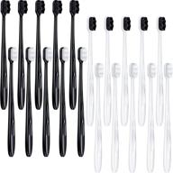 🪥 charcoal bristles toothbrushes for recession-resistant oral care logo